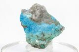 Vibrant Blue, Cyanotrichite Crystal Aggregates - China #218382-2